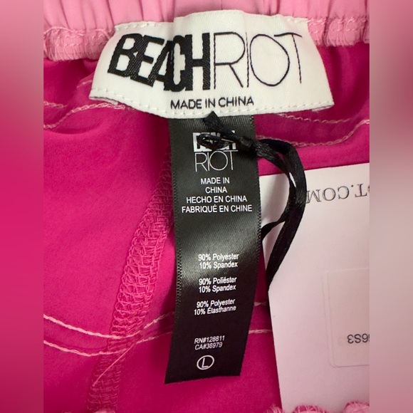 Beach Riot - Cliff Colorblock Shorts (Light & Dark Pink/Orange) Large. NWT - Picture 7 of 7
